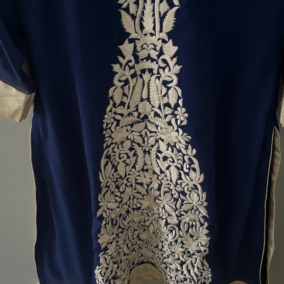 Indian tradition suit , kameez set , in Royal Blue, size 40 - Picture 2 of 8